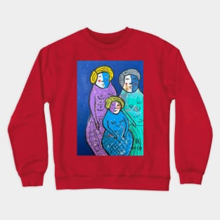 Pregnant family #2 Crewneck Sweatshirt